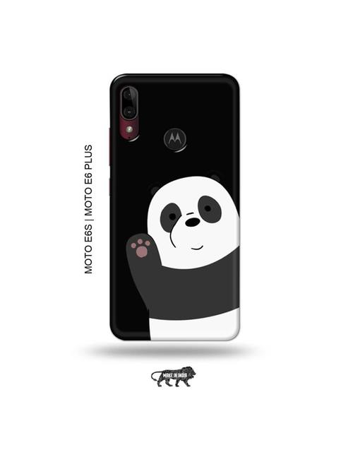 hello panda back cover compatible with moto e6s , moto e6 plus - 19004004 - Very Small Image - 1