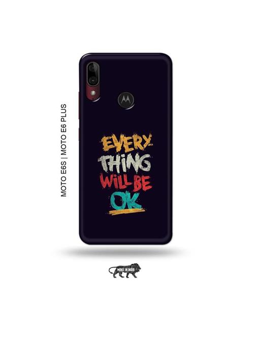 every thing will be ok back cover compatible with moto e6s , moto e6 plus - 19004041 - Very Small Image - 1