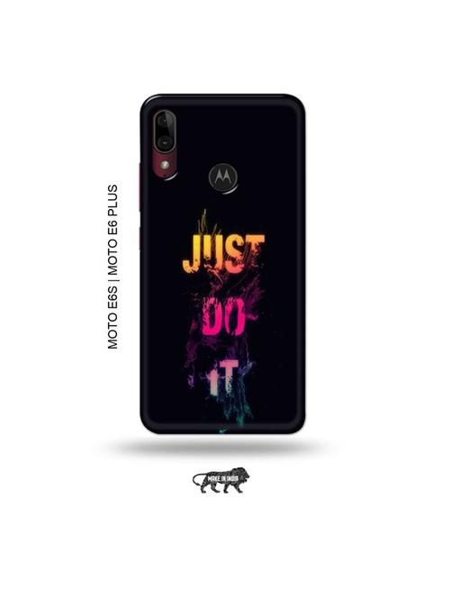 just do it back cover compatible with moto e6s , moto e6 plus - 19004049 - Very Small Image - 1