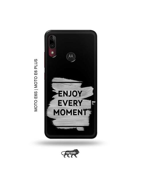 enjoy every moment back cover compatible with moto e6s , moto e6 plus - 19004050 - Very Small Image - 1