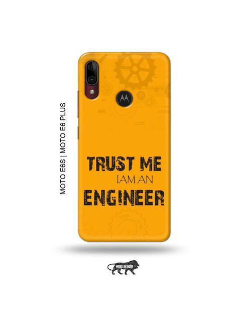 trust me i am engineer back cover compatible with moto e6s , moto e6 plus - 19004055 - Very Small Image - 1