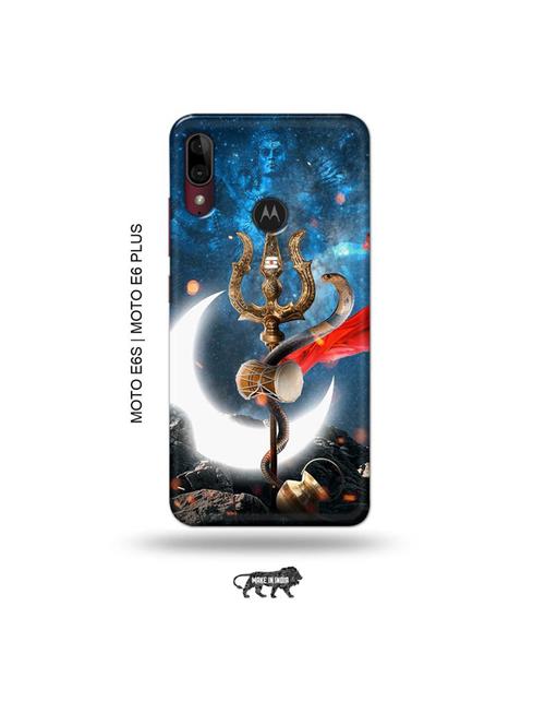 lord shiva back cover compatible with moto e6s , moto e6 plus - 19004099 - Very Small Image - 1