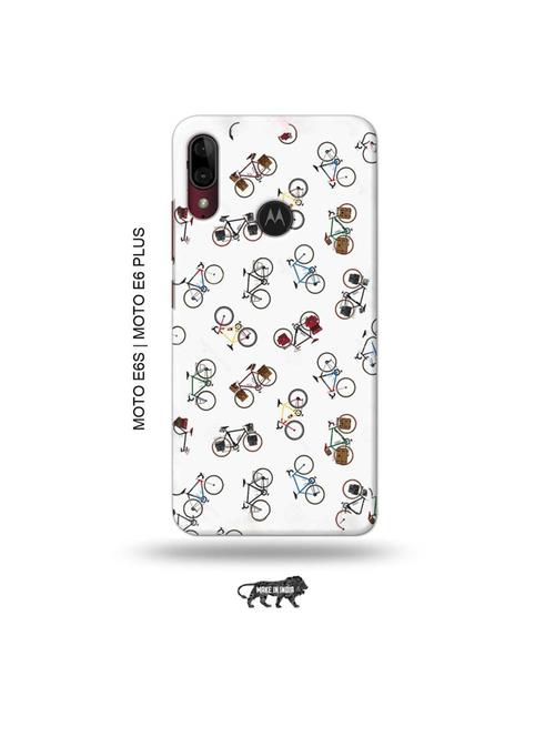 cycle love back cover compatible with moto e6s , moto e6 plus - 19004128 - Very Small Image - 1