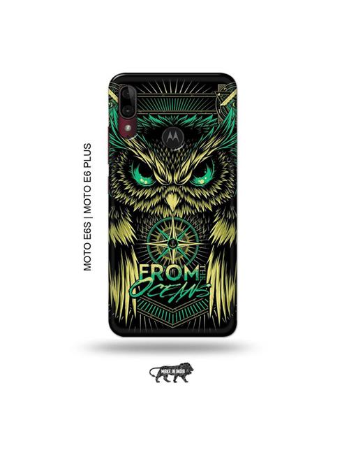 deadly owl back cover compatible with moto e6s , moto e6 plus - 19004142 - Very Small Image - 1