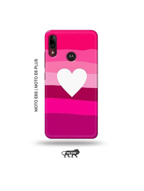 heart back cover compatible with moto e6s , moto e6 plus - 19004258 - Very Small Image - 1