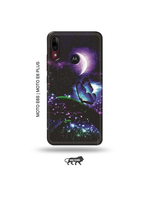 flowers back cover compatible with moto e6s , moto e6 plus - 19004282 - Very Small Image - 1
