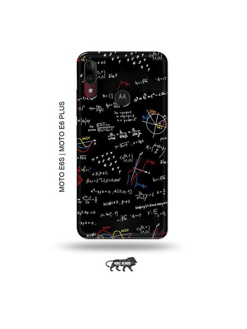 tweakymod designer printed hard case | maths nerdy back cover compatible with moto e6s , moto e6 plus - 19004303 - Very Small Image - 1