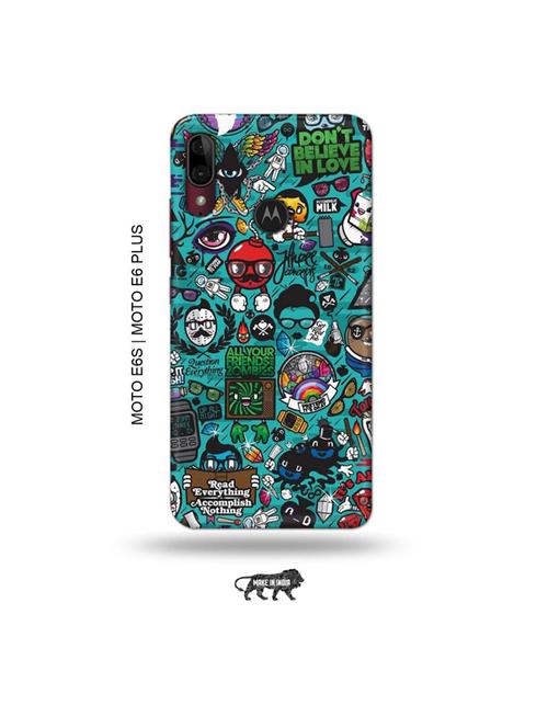 zombies dope back cover compatible with moto e6s , moto e6 plus - 19004304 - Very Small Image - 1