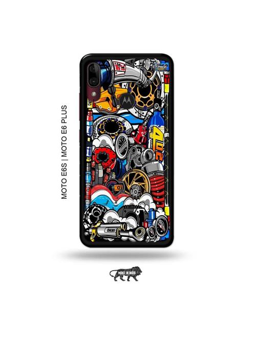funky back cover compatible with moto e6s , moto e6 plus - 19004310 - Very Small Image - 1