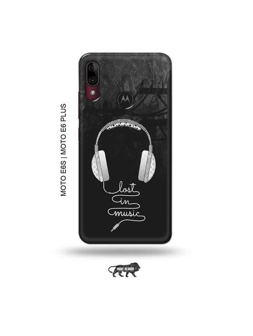 lost in music back cover compatible with moto e6s , moto e6 plus - 19004321 - Very Small Image - 1
