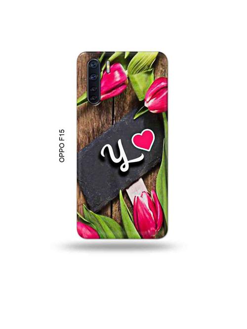 flower letter y back cover compatible with oppo f15 - 19004377 - Very Small Image - 1