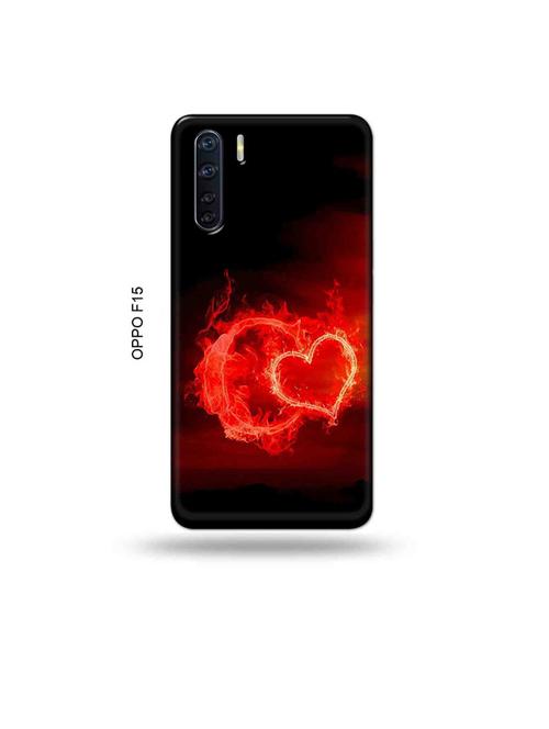 fire heart letter c back cover compatible with oppo f15 - 19004383 - Very Small Image - 1