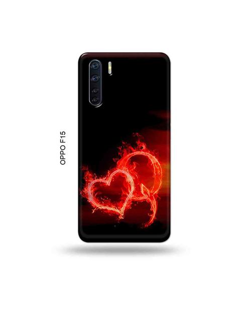fire heart letter q back cover compatible with oppo f15 - 19004397 - Very Small Image - 1