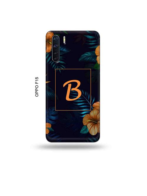 floral b back cover compatible with oppo f15 - 19004408 - Very Small Image - 1