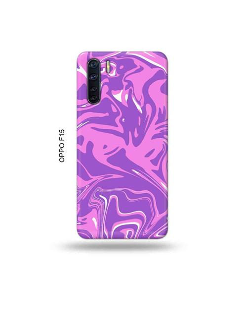 messy pink back cover compatible with oppo f15 - 19004476 - Very Small Image - 1
