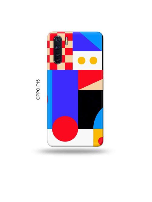 colour boxes back cover compatible with oppo f15 - 19004497 - Very Small Image - 1