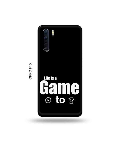 life is a game paly to win back cover compatible with oppo f15 - 19004552 - Very Small Image - 1