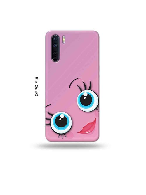 girliey eyes back cover compatible with oppo f15 - 19004646 - Very Small Image - 1