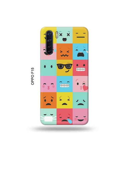 emojies back cover compatible with oppo f15 - 19004670 - Very Small Image - 1