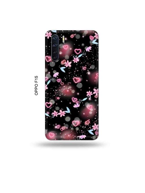 flower and hearts back cover compatible with oppo f15 - 19004754 - Very Small Image - 1