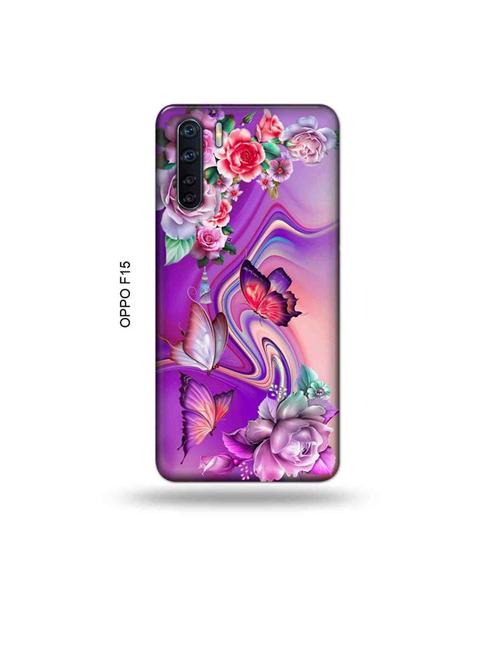 flowers back cover compatible with oppo f15 - 19004764 - Very Small Image - 1