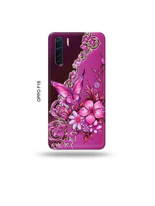 flowers back cover compatible with oppo f15 - 19004771 - Very Small Image - 1