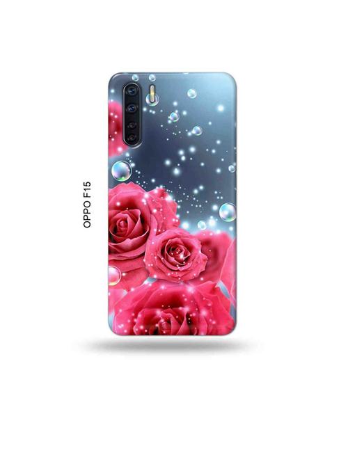 flowers back cover compatible with oppo f15 - 19004774 - Very Small Image - 1