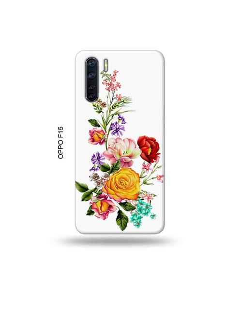 flowers back cover compatible with oppo f15 - 19004786 - Very Small Image - 1