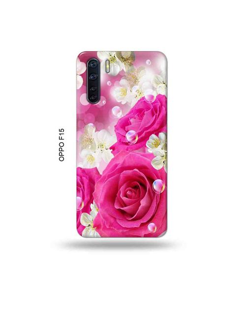 flowers back cover compatible with oppo f15 - 19004795 - Very Small Image - 1