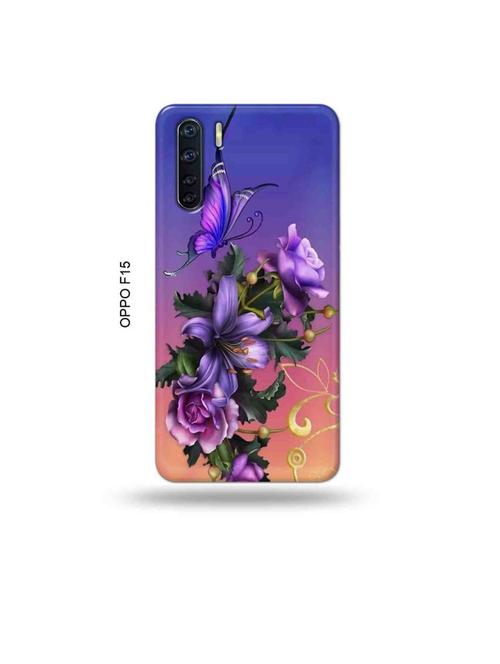 flowers back cover compatible with oppo f15 - 19004796 - Very Small Image - 1
