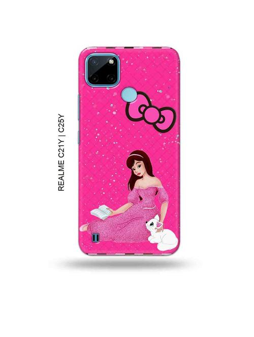 cute girl back cover compatible with realme c21y, realme c25y - 19004930 - Very Small Image - 1