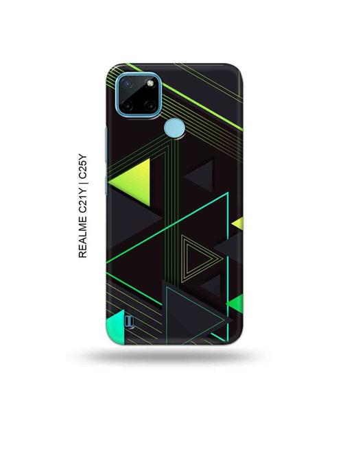 triangular design back cover compatible with realme c21y, realme c25y - 19004970 - Very Small Image - 1