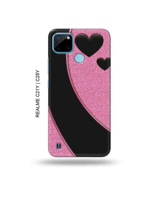 hearts back cover compatible with realme c21y, realme c25y - 19004986 - Very Small Image - 1