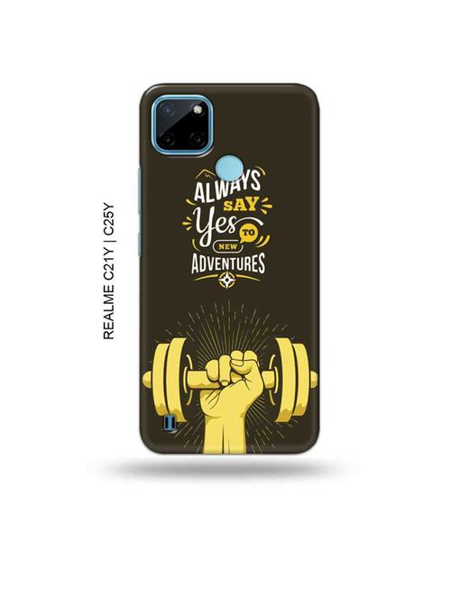 always say yes back cover compatible with realme c21y, realme c25y - 19005060 - Very Small Image - 1