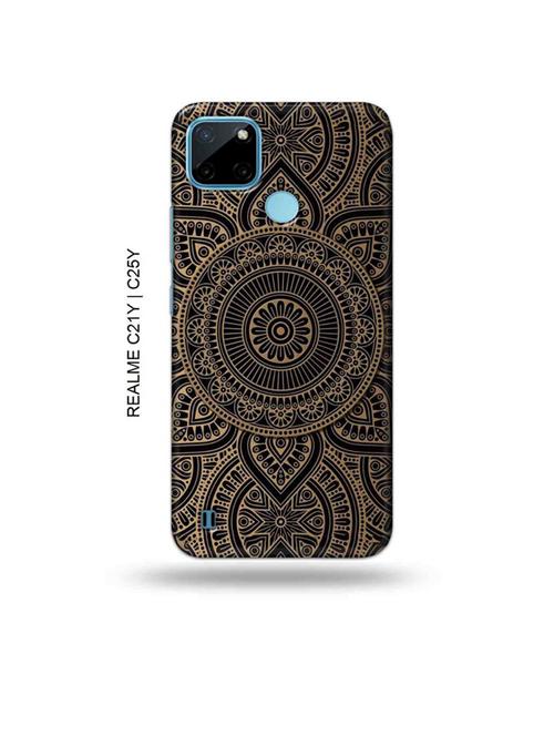 mandala back cover compatible with realme c21y, realme c25y - 19005090 - Very Small Image - 1