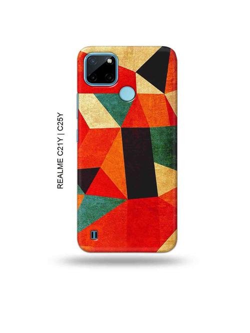 aztec back cover compatible with realme c21y, realme c25y - 19005095 - Very Small Image - 1