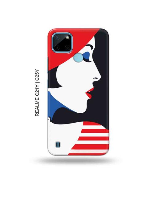 girl illustration back cover compatible with realme c21y, realme c25y - 19005119 - Very Small Image - 1