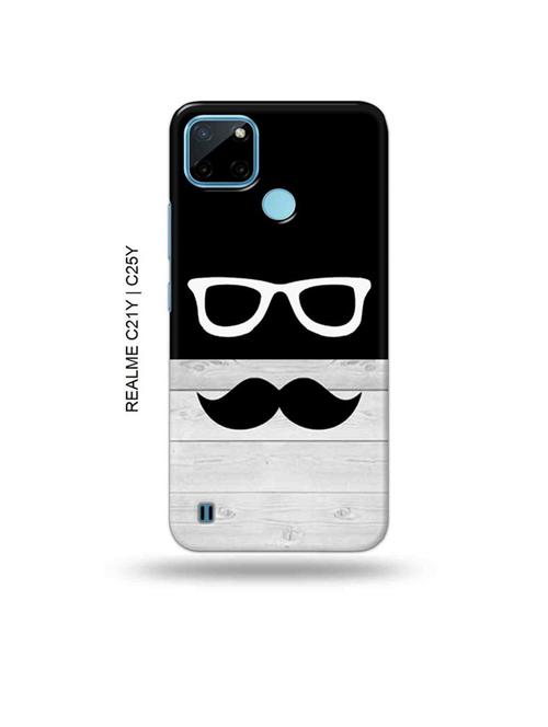 hipster back cover compatible with realme c21y, realme c25y - 19005137 - Very Small Image - 1