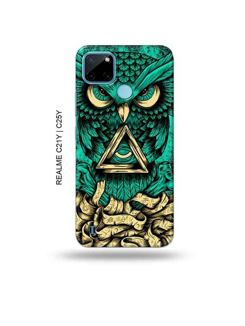dark owl back cover compatible with realme c21y, realme c25y - 19005142 - Very Small Image - 1
