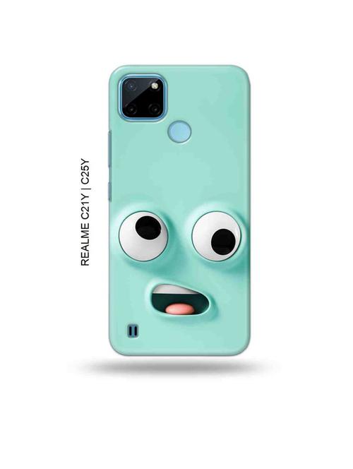 funny face emoji back cover compatible with realme c21y, realme c25y - 19005153 - Very Small Image - 1