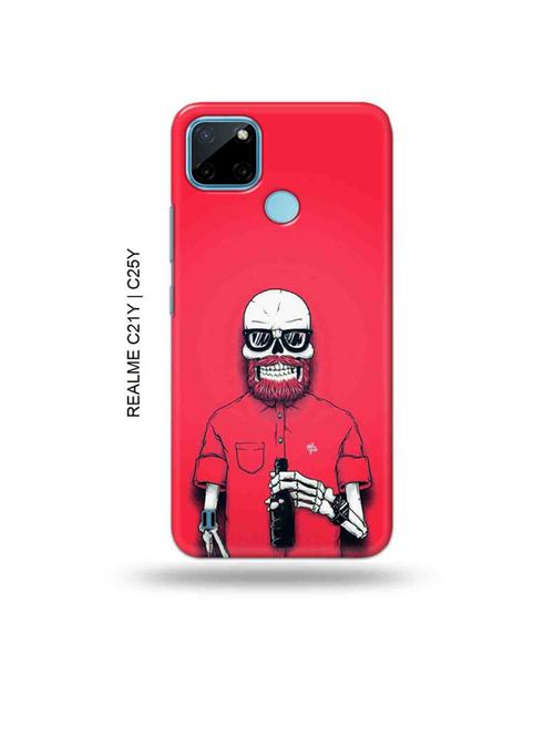 hipster back cover compatible with realme c21y, realme c25y - 19005213 - Very Small Image - 1