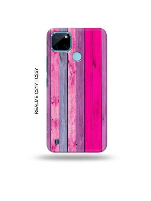 pink wood back cover compatible with realme c21y, realme c25y - 19005228 - Very Small Image - 1