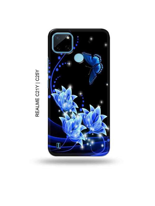 flowers back cover compatible with realme c21y, realme c25y - 19005270 - Very Small Image - 1