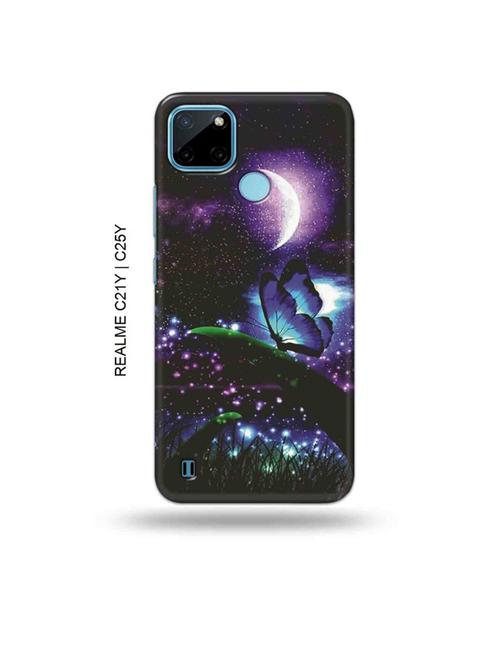 flowers back cover compatible with realme c21y, realme c25y - 19005284 - Very Small Image - 1