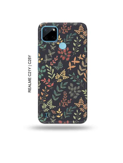 flowers back cover compatible with realme c21y, realme c25y - 19005290 - Very Small Image - 1