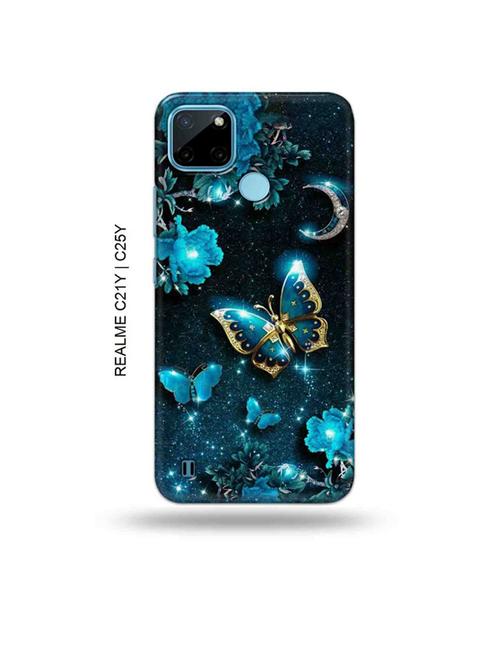 flowers back cover compatible with realme c21y, realme c25y - 19005293 - Very Small Image - 1