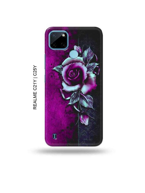 flowers back cover compatible with realme c21y, realme c25y - 19005298 - Very Small Image - 1