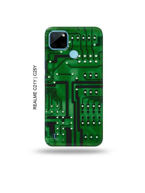 flowers back cover compatible with realme c21y, realme c25y - 19005303 - Very Small Image - 1
