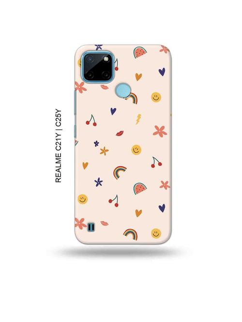 rainbow fruit back cover compatible with realme c21y, realme c25y - 19005317 - Very Small Image - 1