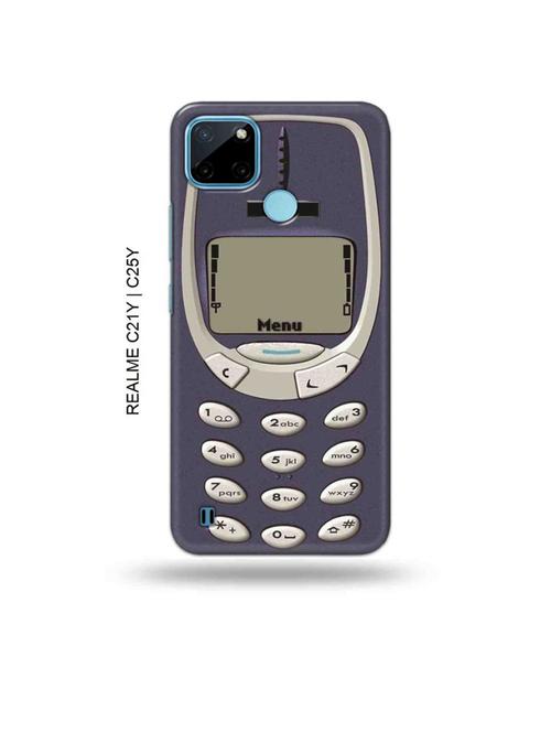 classic mobile back cover compatible with realme c21y, realme c25y - 19005329 - Very Small Image - 1